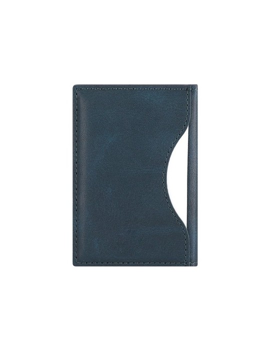 Porte-Cartes Salwen Matières : PU Couleurs : bleu marine personnalisable avec votre logo