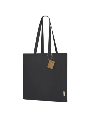 Sac Lovarin Matières : coton recyclé Couleurs : noir marquage laser ultra précis