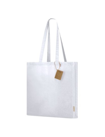 Sac Lovarin Matières : coton recyclé Couleurs : blanc cadeau entreprise pas cher