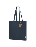 Sac Lovarin Matières : coton recyclé Couleurs : bleu marine goodies publicitaire événementiel