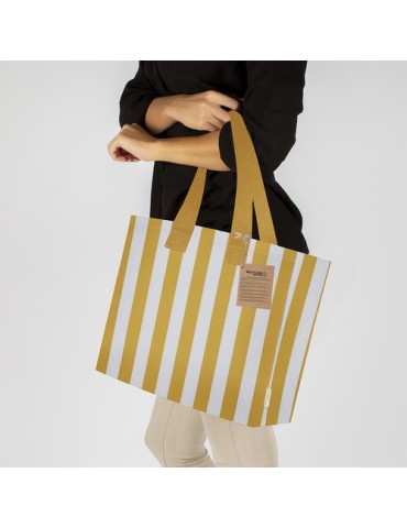 Sac Marylis Matières : coton recyclé Couleurs : jaune personnalisation rapide en France