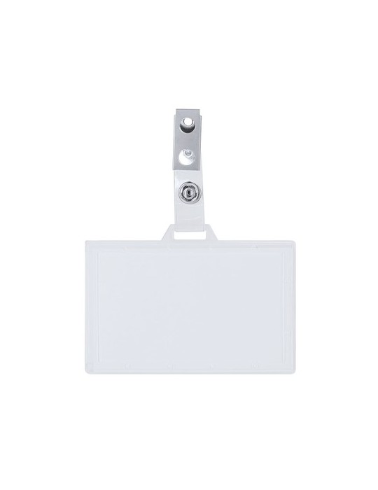 Badge Kapok Matières : polystyrène (PS) Couleurs : transparent personnalisable avec votre logo