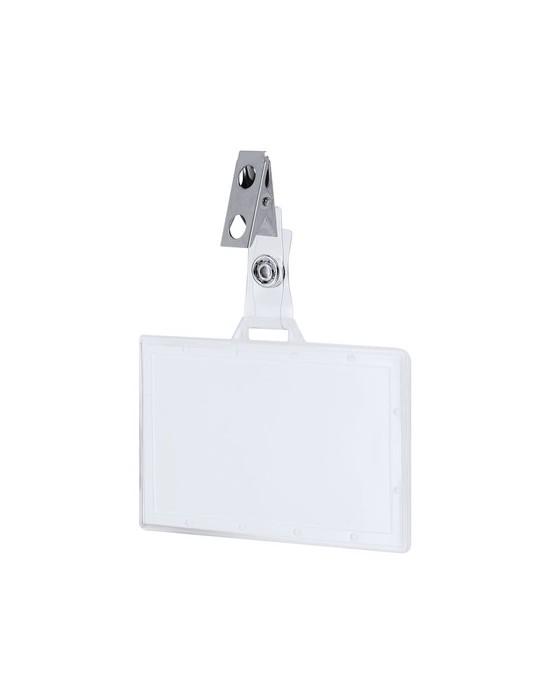 Badge Kapok Matières : polystyrène (PS) Couleurs : transparent cadeau entreprise pas cher