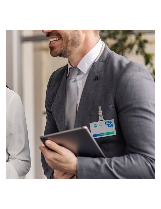 Badge Kapok Matières : polystyrène (PS) Couleurs : transparent impression haute définition