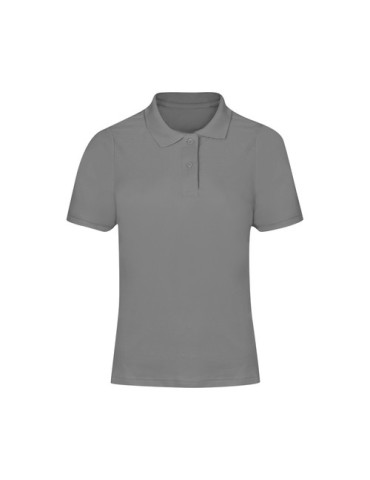 Polo Femme Couleur Charles Matières : coton Taille textile : S Couleurs : gris impression haute définition