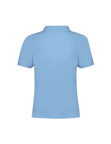 Polo Femme Couleur Charles Matières : coton Taille textile : M Couleurs : bleu impression haute définition