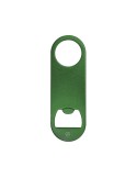 Ouvre Bouteille Zarel Matières : aluminium recyclé  Couleurs : vert personnalisable avec votre logo