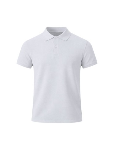 Polo Adulte Blanc Charles Matières : coton Taille textile : XXL Couleurs : blanc