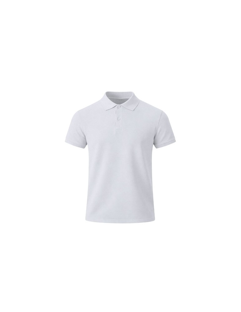 Polo Adulte Blanc Charles Matières : coton Taille textile : XXL Couleurs : blanc