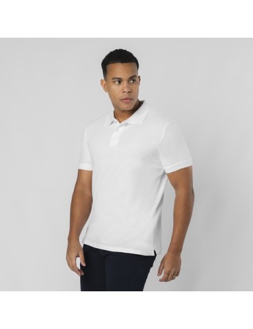 Polo Adulte Blanc Charles Matières : coton Taille textile : XXL Couleurs : blanc 2