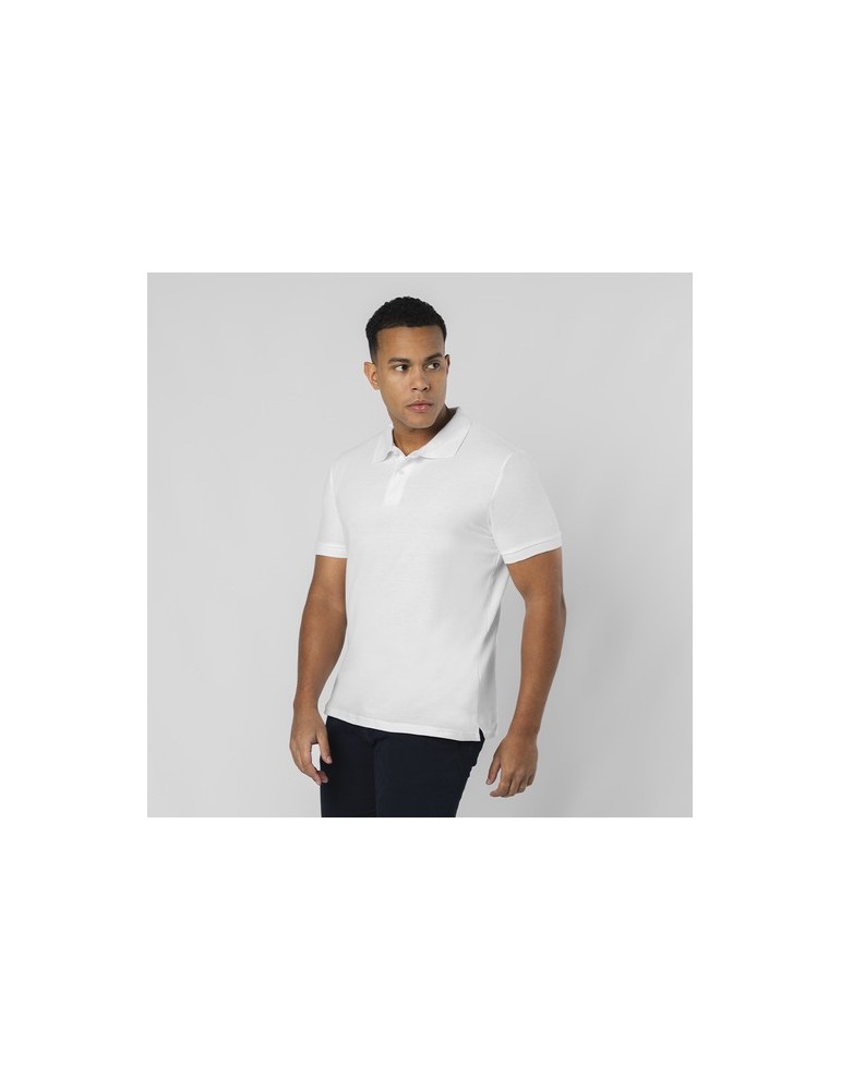 Polo Adulte Blanc Charles Matières : coton Taille textile : XXL Couleurs : blanc livraison express 24h 48h