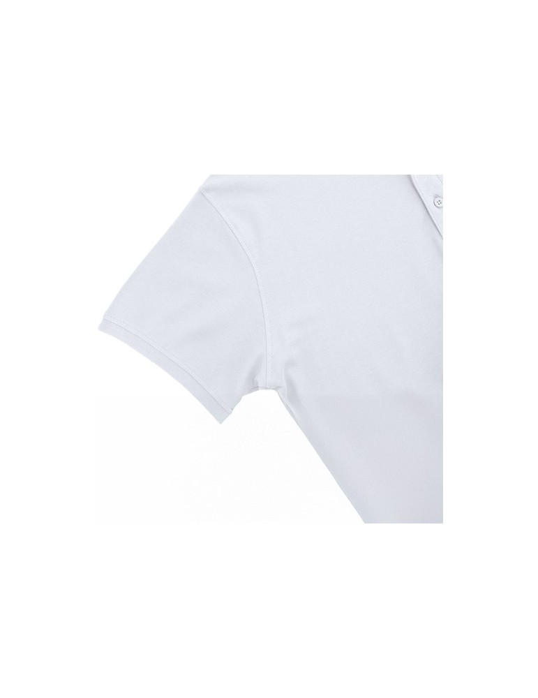 Polo Adulte Blanc Charles Matières : coton Taille textile : XXL Couleurs : blanc impression logo haute qualité