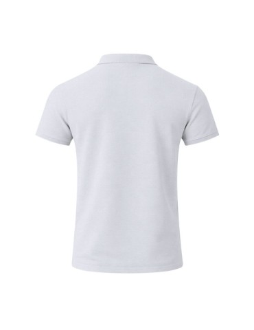 Polo Adulte Blanc Charles Matières : coton Taille textile : L Couleurs : blanc cadeau entreprise pas cher