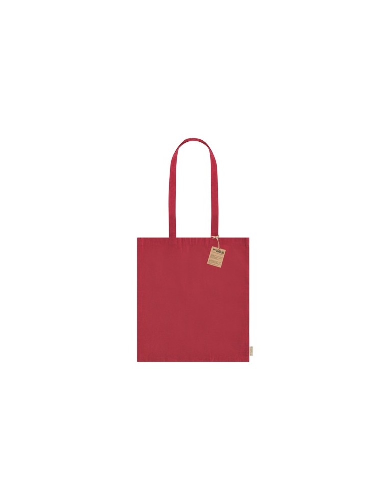 Sac Tayon Matières : coton recyclé Couleurs : rouge cadeau entreprise pas cher