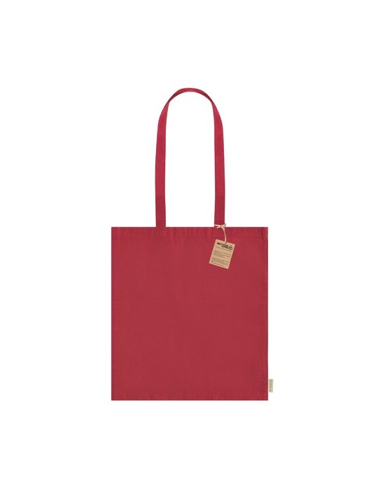 Sac Tayon Matières : coton recyclé Couleurs : rouge cadeau entreprise pas cher