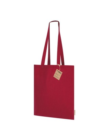 Sac Tayon Matières : coton recyclé Couleurs : rouge marquage couleur éclatante