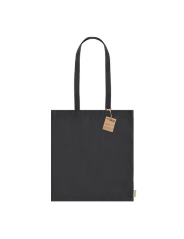 Sac Tayon Matières : coton recyclé Couleurs : noir goodies publicitaire événementiel
