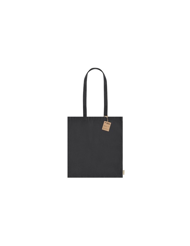 Sac Tayon Matières : coton recyclé Couleurs : noir goodies publicitaire événementiel
