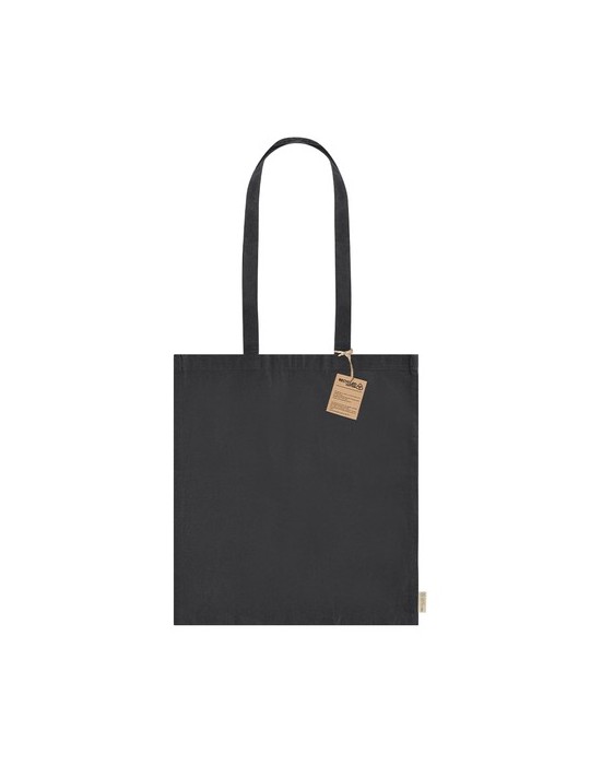 Sac Tayon Matières : coton recyclé Couleurs : noir goodies publicitaire événementiel