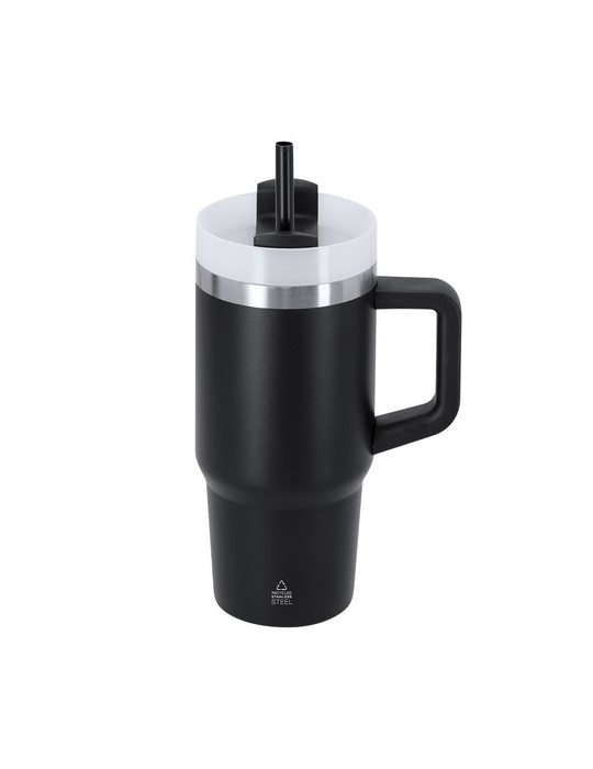 Tasse Thermique Gobby Couleurs : noir Matières : acier inoxydable recyclé