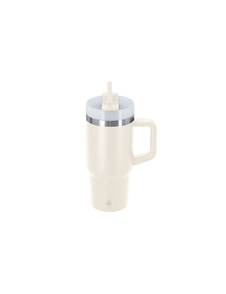 Tasse Thermique Gobby Couleurs : naturel Matières : acier inoxydable recyclé personnalisable avec votre logo