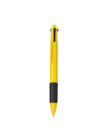 Stylo Multicolore Zorzal Matières : ABS recyclé Couleurs : jaune