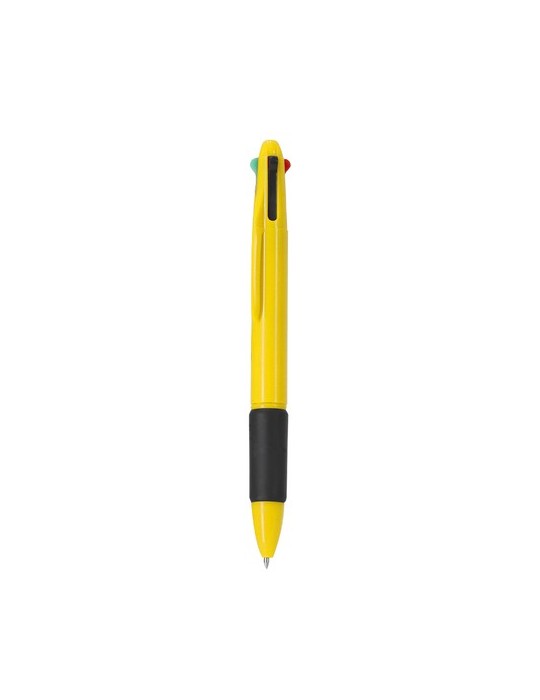 Stylo Multicolore Zorzal Matières : ABS recyclé Couleurs : jaune