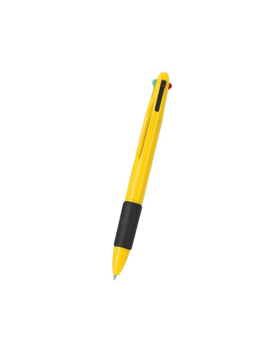 Stylo Multicolore Zorzal Matières : ABS recyclé Couleurs : jaune objet promo petit budget