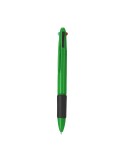 Stylo Multicolore Zorzal Matières : ABS recyclé Couleurs : vert impression haute définition