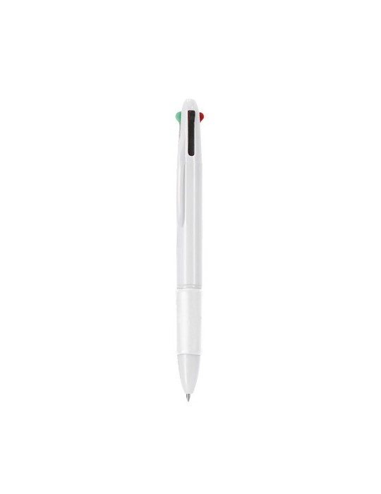 Stylo Multicolore Zorzal Matières : ABS recyclé Couleurs : blanc marquage laser ultra précis