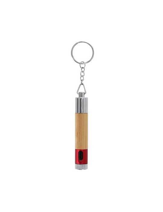 Stylo Lampe Nebula Matières : bambou Couleurs : rouge personnalisable avec votre logo
