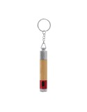 Stylo Lampe Nebula Matières : bambou Couleurs : rouge personnalisable avec votre logo
