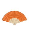 Éventail Mynor Matières : bambou Couleurs : orange