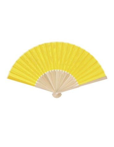 Éventail Mynor Matières : bambou Couleurs : jaune livraison express 24h 48h