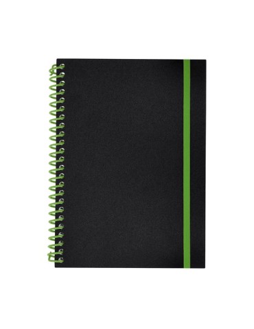 Cahier Bilbo Matières : polypropylène (PP) Couleurs : vert clair