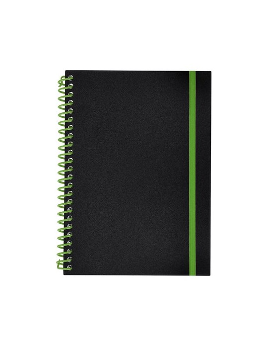 Cahier Bilbo Matières : polypropylène (PP) Couleurs : vert clair