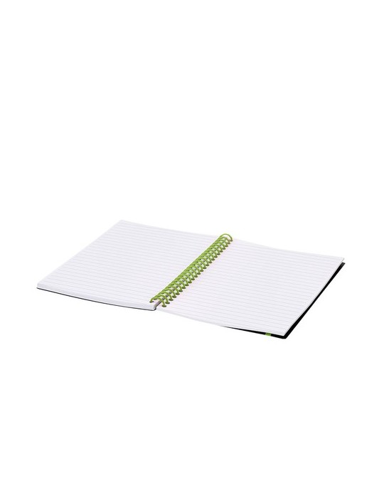 Cahier Bilbo Matières : polypropylène (PP) Couleurs : vert clair objet promo petit budget