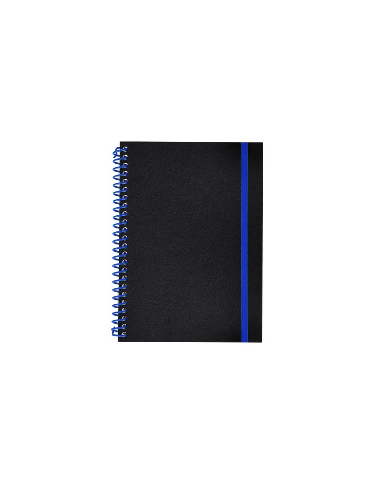 Cahier Bilbo Matières : polypropylène (PP) Couleurs : bleu goodies publicitaire événementiel
