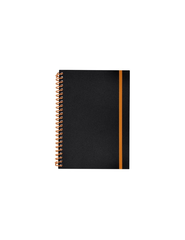 Cahier Bilbo Matières : polypropylène (PP) Couleurs : orange personnalisable avec votre logo