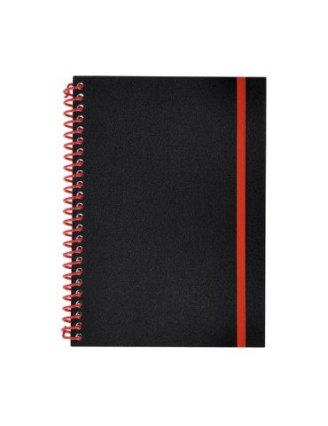 Cahier Bilbo Matières : polypropylène (PP) Couleurs : rouge cadeau entreprise pas cher
