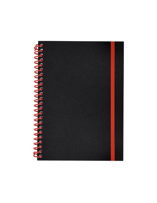Cahier Bilbo Matières : polypropylène (PP) Couleurs : rouge cadeau entreprise pas cher
