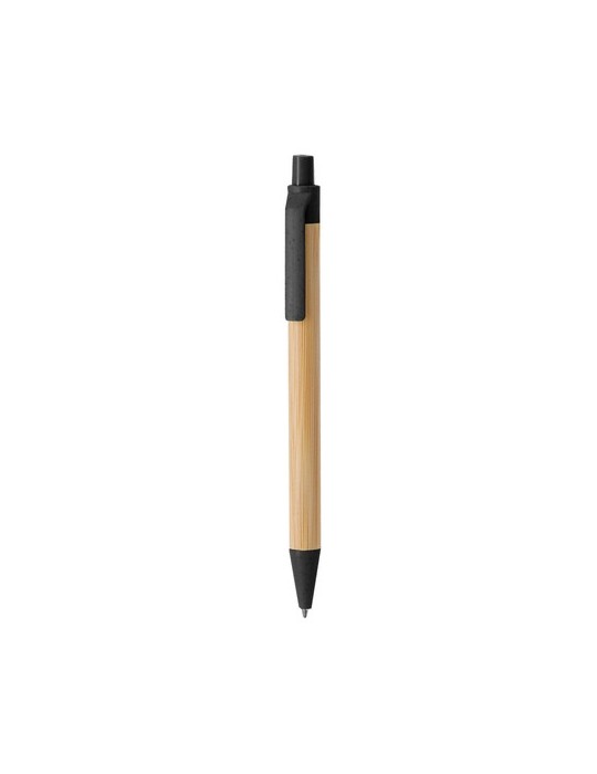 Stylo Nilor Matières : bambou Couleurs : noir goodies publicitaire événementiel