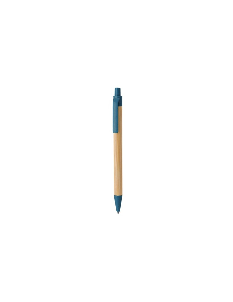 Stylo Nilor Matières : bambou Couleurs : bleu impression haute définition
