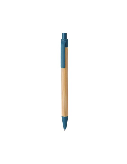 Stylo Nilor Matières : bambou Couleurs : bleu impression haute définition