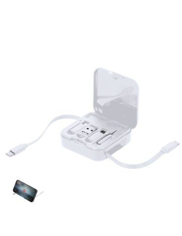 Set Câbles de Charge Darmox Matières : ABS recyclé Couleurs : blanc