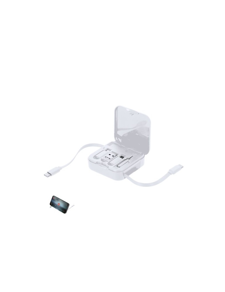 Set Câbles de Charge Darmox Matières : ABS recyclé Couleurs : blanc