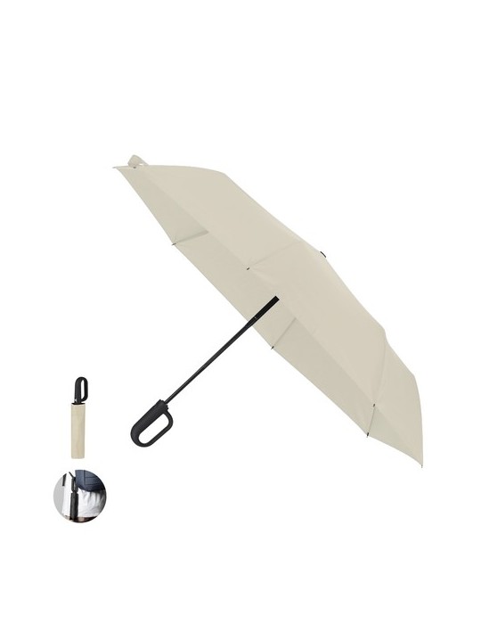 Parapluie Jonathor Matières : PET recyclé Couleurs : bleu marine marquage laser ultra précis