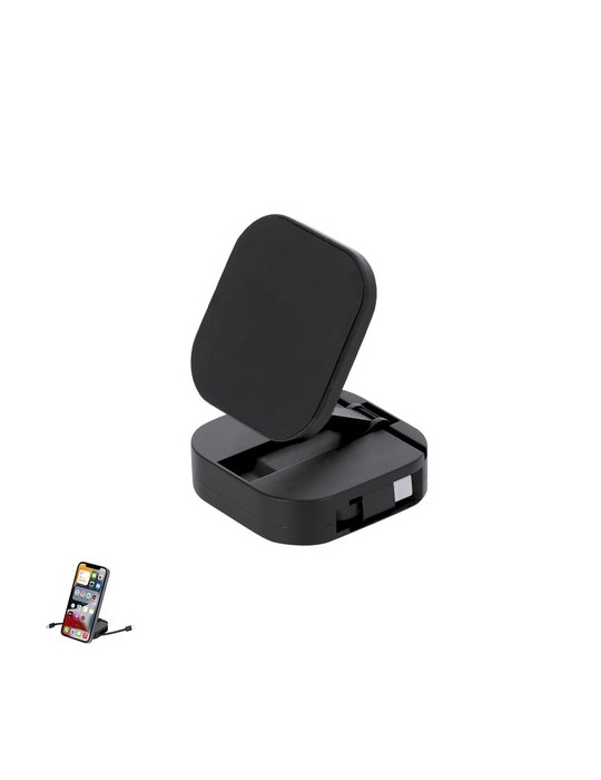 Câble de Charge Support Witan Matières : ABS recyclé Couleurs : blanc goodies publicitaire événementiel