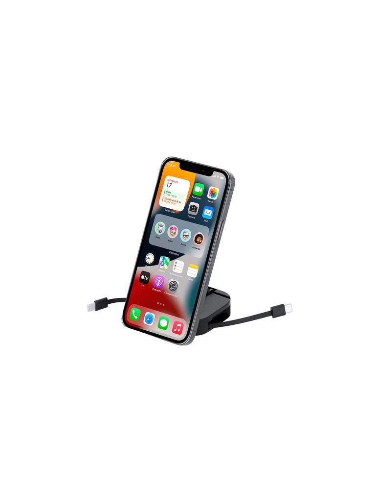 Câble de Charge Support Witan Matières : ABS recyclé Couleurs : blanc cadeau collaborateur premium