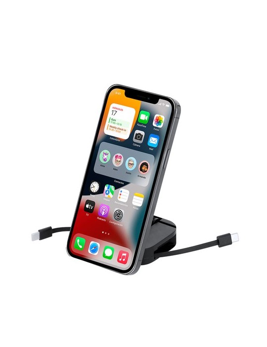 Câble de Charge Support Witan Matières : ABS recyclé Couleurs : blanc cadeau collaborateur premium